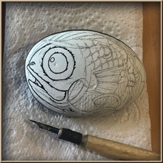 Fish on Rock Step by Step - 15